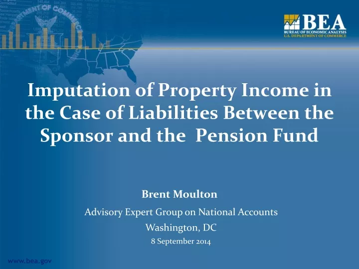 imputation of property income in the case of liabilities between the sponsor and the pension fund