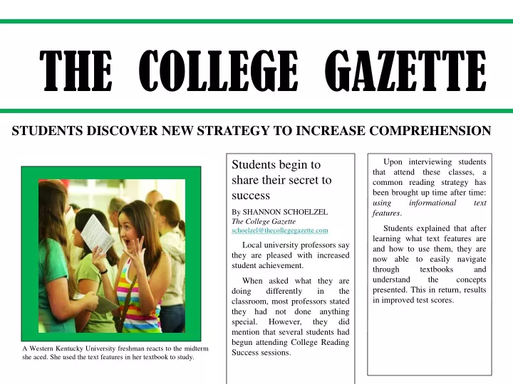 the college gazette