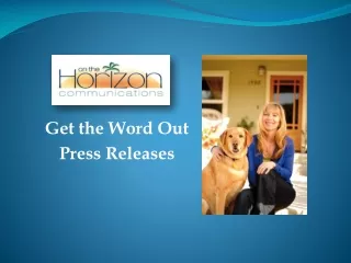 Get the Word Out Press Releases