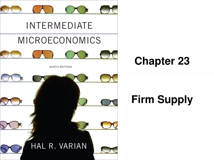 chapter 23 firm supply