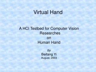 Virtual Hand