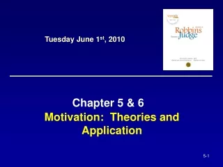 Motivation:  Theories and Application