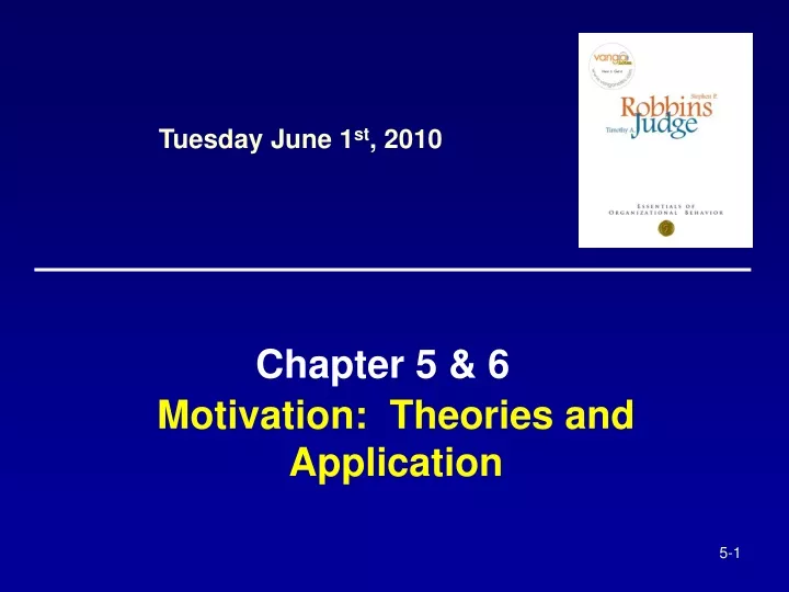 motivation theories and application