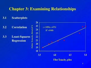 Chapter 3: Examining Relationships