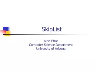 SkipList