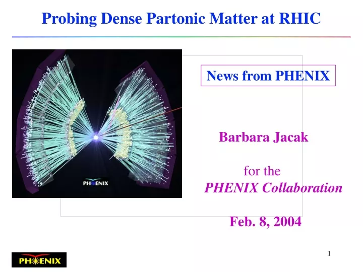 probing dense partonic matter at rhic
