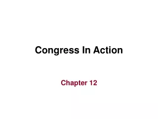 Congress In Action