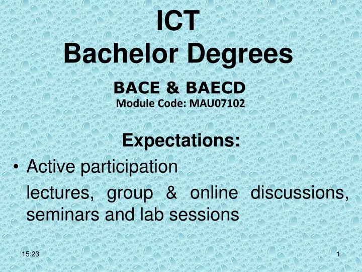 ict bachelor degrees