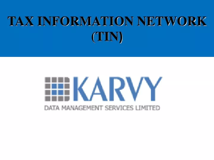 tax information network tin