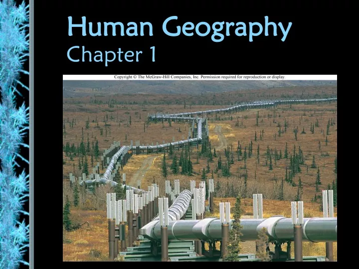 human geography chapter 1