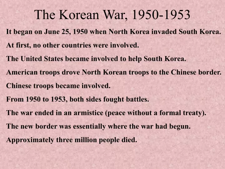 the korean war 1950 1953