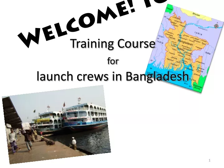 training course for launch crews in bangladesh
