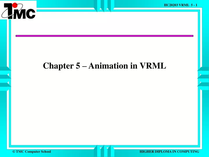 chapter 5 animation in vrml