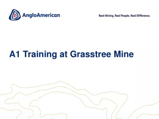 A1 Training at Grasstree Mine