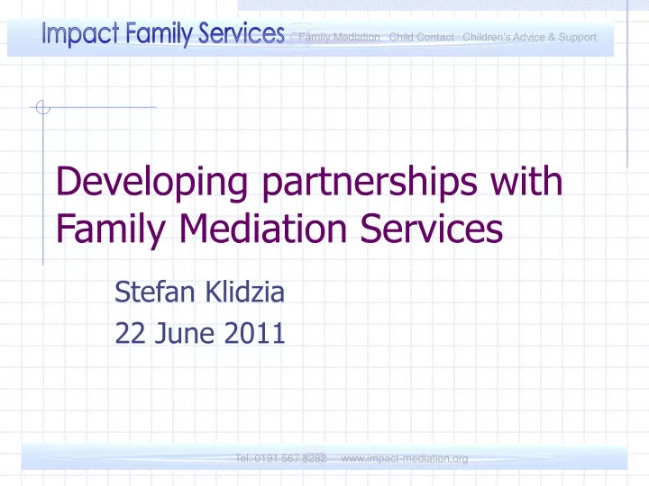 developing partnerships with family mediation services