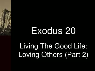 Exodus 20