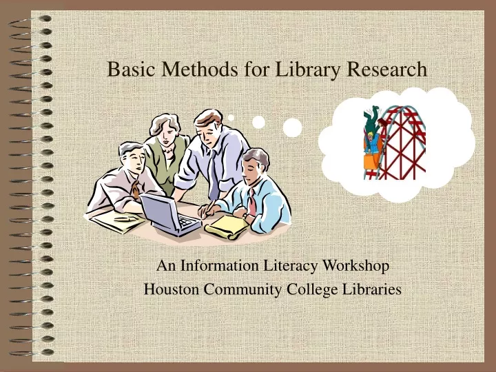 basic methods for library research