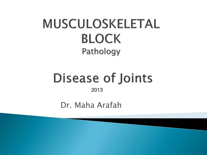 musculoskeletal block pathology disease of joints