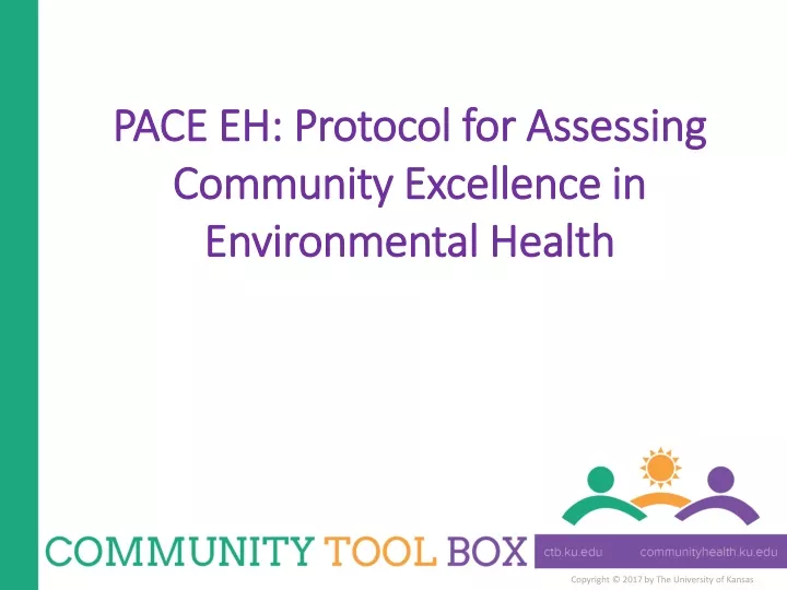pace eh protocol for assessing community