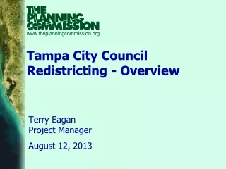Tampa City Council Redistricting - Overview