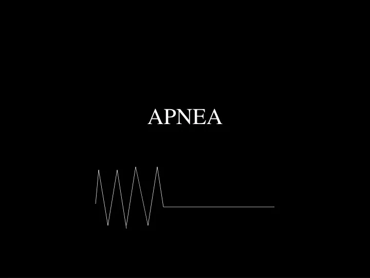 apnea