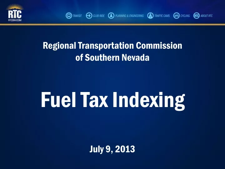 regional transportation commission of southern