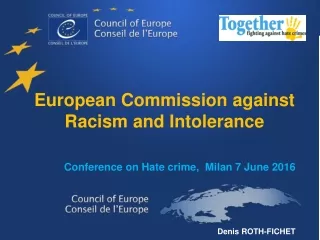European  Commission  against Racism  and  Intolerance
