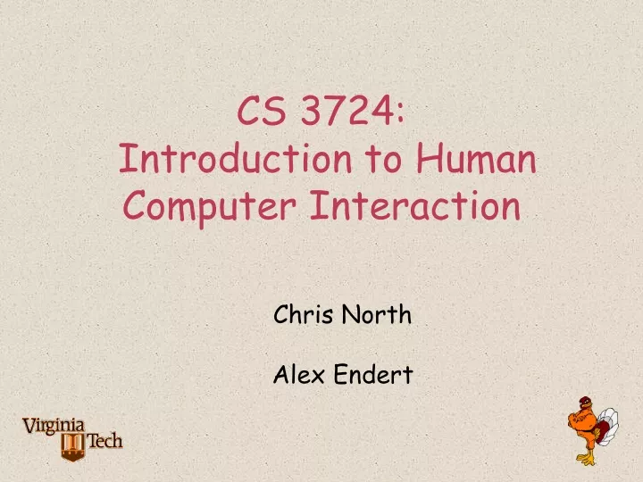 cs 3724 introduction to human computer interaction