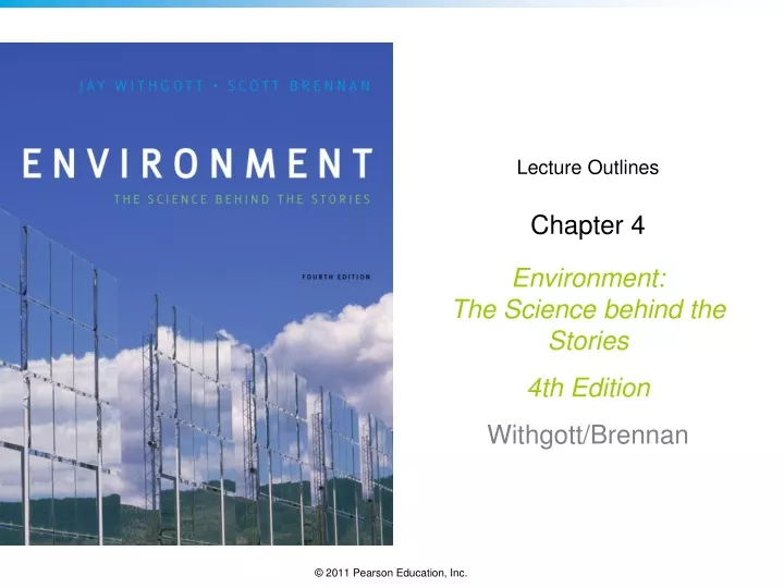 lecture outlines chapter 4 environment
