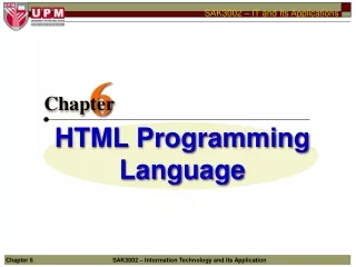 HTML Programming Language