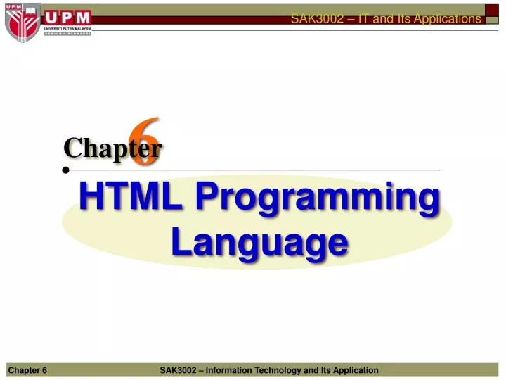 html programming language