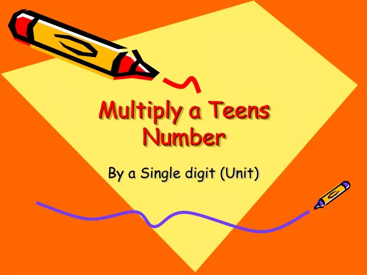 multiply a teens number