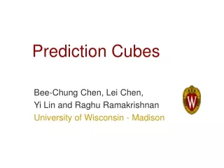 Prediction Cubes