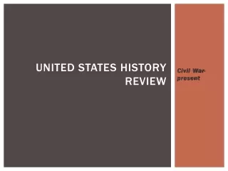 United States History Review