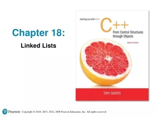 Chapter 18: Linked Lists