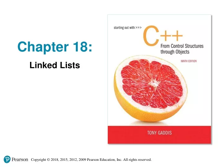 chapter 18 linked lists