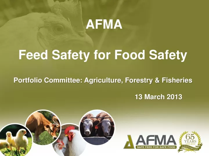 afma feed safety for food safety