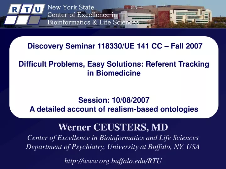 discovery seminar 118330 ue 141 cc fall 2007