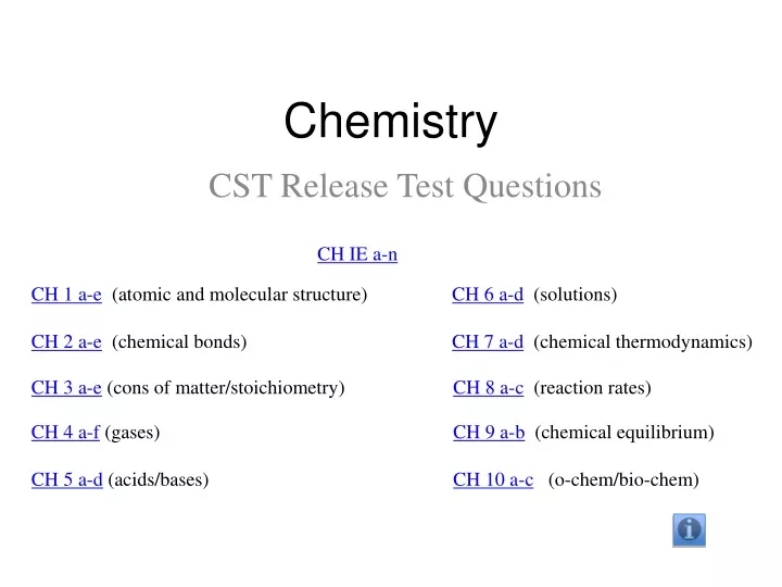 chemistry