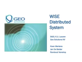 WISE Distributed System