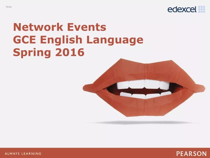 network events gce english language spring 2016