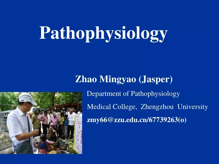 zhao mingyao jasper department of pathophysiology