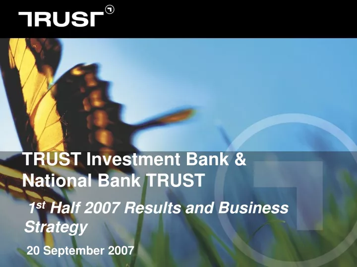 trust investment bank national bank trust