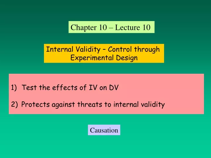 chapter 10 lecture 10
