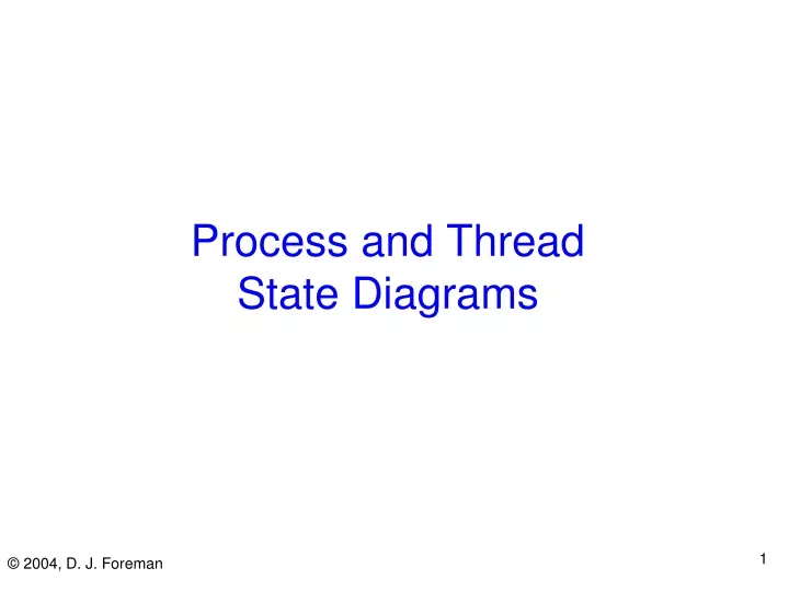 process and thread state diagrams