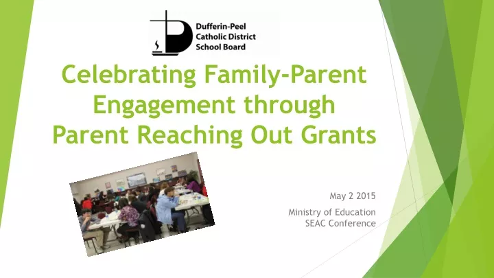 celebrating family parent engagement through parent reaching out grants