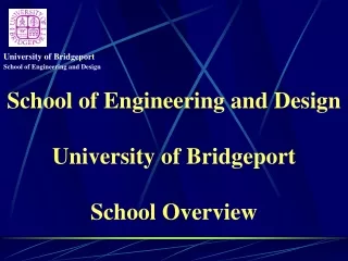 School of Engineering and Design
