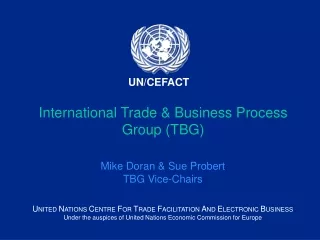 International Trade &amp; Business Process Group (TBG)