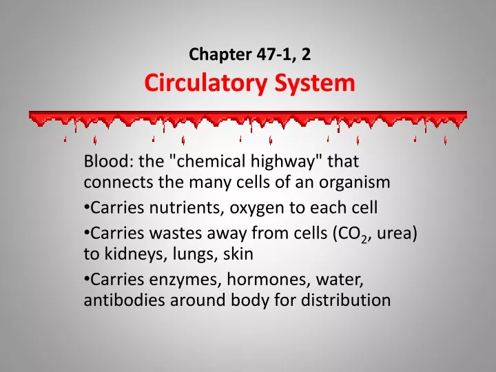 chapter 47 1 2 circulatory system