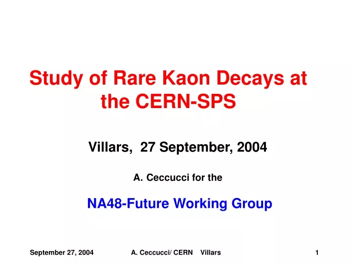 study of rare kaon decays at the cern sps